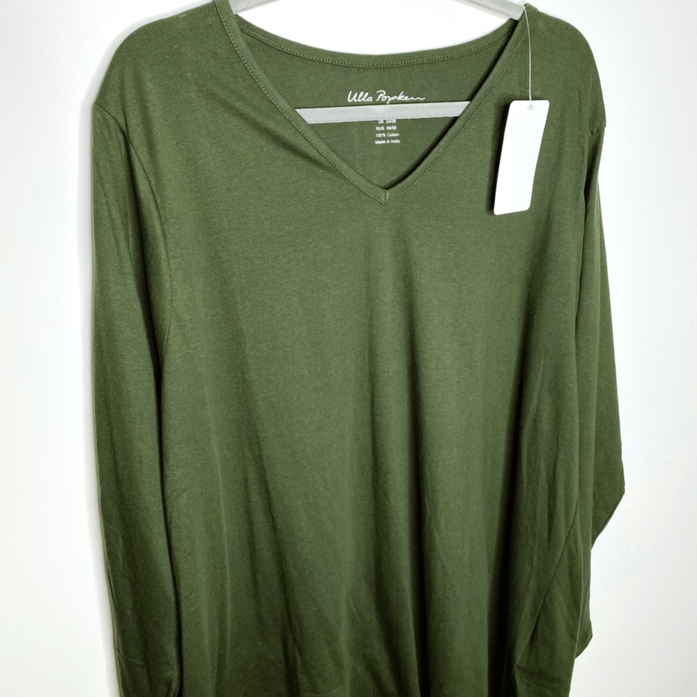 Ulla Popken Plus Jersey Tunic Tee